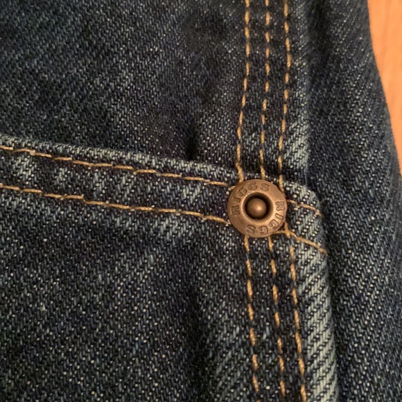 Wrangler Riggs MEN like new 33 x 31 heavy duty work wear denim blue jeans EUC - Picture 11 of 14